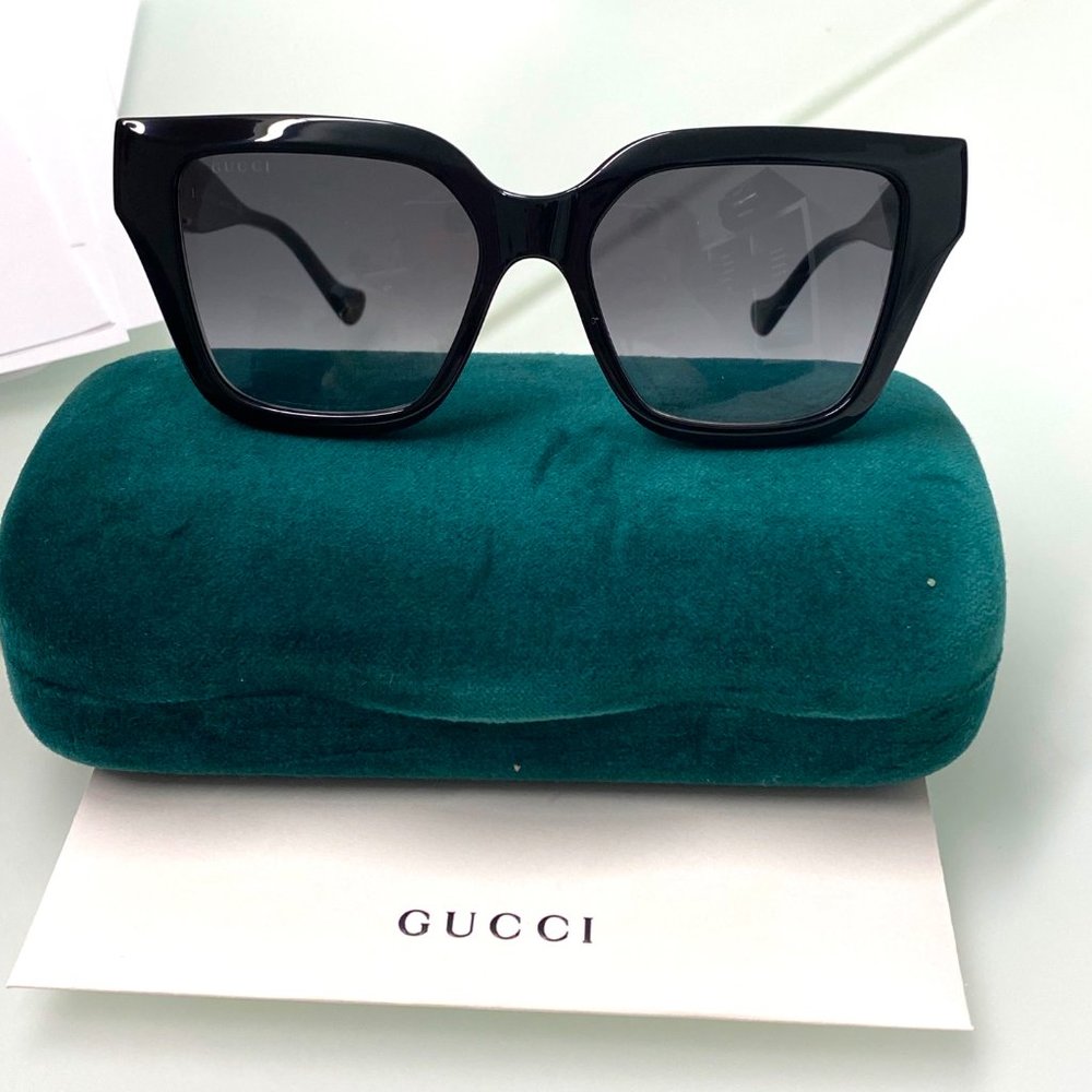 NEW GUCCI GG1023S - 001 Oversized SUNGLASSES - Picture 5 of 12